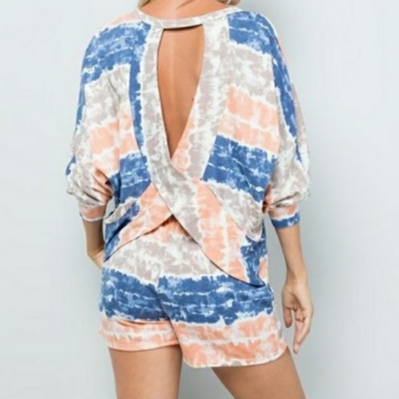 Tie Dye French Terry Top - Picture 5 of 5